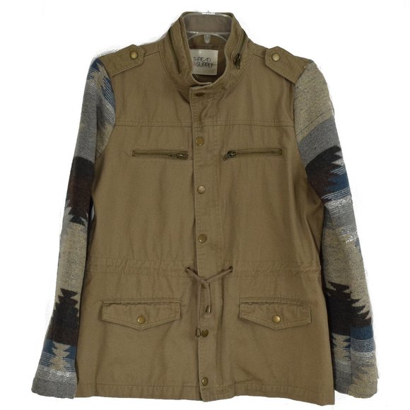 Thread & Supply Jackets & Blazers - Thread & Supply Aztec Sleeve Utility Jacket Womn M